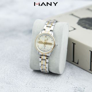 Đồng hồ nữ Chaxigo dây kim loại thanh lịch sang trọng có lịch ngày mã 6834-9