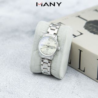 Đồng hồ nữ Chaxigo dây kim loại thanh lịch sang trọng có lịch ngày mã 6834-9