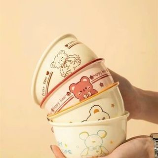 Bát Sứ Cute + Thìa (THÙNG 96 C) giá sỉ