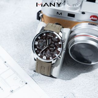 Đồng hồ nam chống nước Chaxigo 6777-3 - Đồng hồ đeo tay nam kiểu dáng lộ máy cơ ManYi