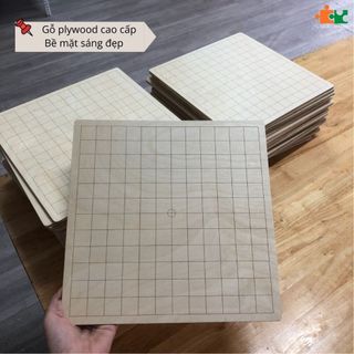 Bộ cờ caro X-O bằng gỗ, bàn cờ gỗ Trò chơi trí tuệ Caro - CTB760