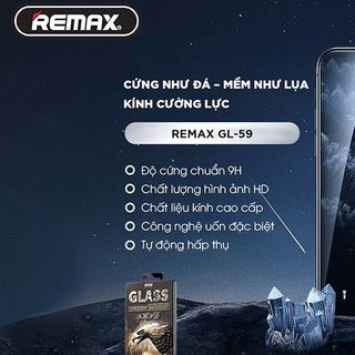 Kính cường lực iphone Remax Đại Bàng dành cho các dòng máy Iphone - Tặng Kèm Giấy Lau