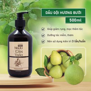 Dầu gội bồ kết, bưởi cô đặc, dầu gội thảo dược phụ hồi tóc, ngăn ngừa gãy rụng - Ngưu Cân Thảo 500ml