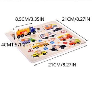 [Hàng Nhập Khẩu] Bảng Đồ Chơi Xếp Hình Gỗ Họa Tiết Hoạt Hình Đẹp Giúp Bé Phát Triển Tư Duy Tiện Lơi, An Toàn, Chất Lượng