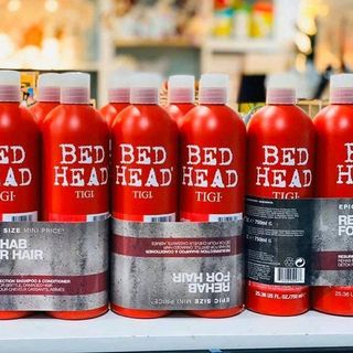 Cặp dầu gội xả Tigi [Đỏ]- giúp tóc nhanh phục hồi