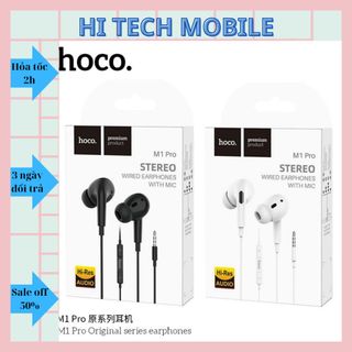Tai nghe Hoco M1 Pro, được làm từ chất liệu TPE siêu bền, speaker 12mm, hỗ trợ gaming phone, dài 120cm (Cổng tròn) giá sỉ