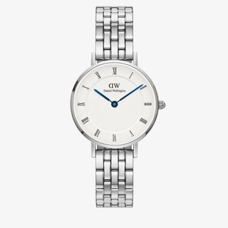 ĐỒNG HỒ NỮ CAO CẤP D.W PETITE ROMAN NUMERALS DÂY THÉP MẶT TRÒN 2