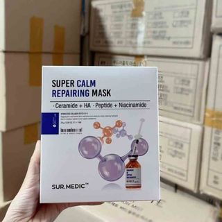 Mặt nạ phục hồi Surmedic Super Calm Repairing Mask hộp 10 chiếc