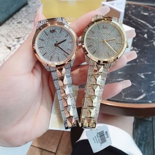 ĐỒNG HỒ NỮ CAO CẤP M KORS RUNWAY MERCER SIZE 38MM ĐÍNH FULL ĐÁ giá sỉ