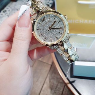 ĐỒNG HỒ NỮ CAO CẤP M KORS RUNWAY MERCER SIZE 38MM ĐÍNH FULL ĐÁ