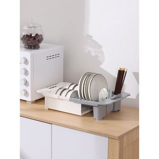 Giá Đựng Bát Đĩa Rau Củ Quả Có Thể Thu Gọn Tiện Dụng, Giá Gác Bồn Rửa Chén Nhỏ Gọn Tiện Lợi