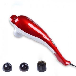 Máy massage cầm tay cá heo 3 đầu Puli PL-606B - 2 chế độ mát xa toàn thân