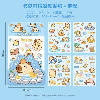 STICKER SET 4 CAPYBARA giá sỉ