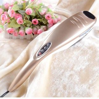 Máy massage cầm tay cá mập 6 đầu Puli PL-610B - Điện tử - Cán tay cầm dài dễ sử dụng mát cho lưng
