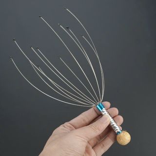 Cây massage đầu và cổ giúp thư giãn giải tỏa căng thẳng dạng tua bạch tuộc