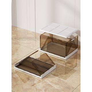 Hộp Nhựa Gấp Gọn Đa Năng Đựng Giày, Đựng Đồ Trong Suốt, Hộp Giày Nhiều Tầng Chống Bụi, Tủ Nhựa Đựng Giày nhiều size