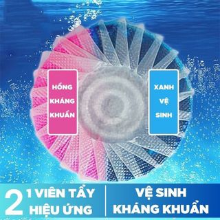 Viên thả bồn cầu khử mùi hương hoa hồng nhẹ tẩy bồn cầu thế hệ mới