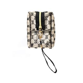 Sỉ - Túi đựng mỹ phẩm cao cấp họa tiết hiện đại Care4u 18x9x12 cm