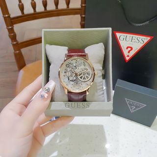 ĐỒNG HỒ NAM CAO CẤP GUE S GW0570G DÂY DA MẶT GIẢ CƠ THỂ THAO 2