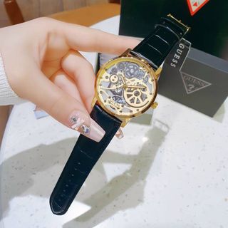 ĐỒNG HỒ NAM CAO CẤP GUE S GW0570G DÂY DA MẶT GIẢ CƠ THỂ THAO 2