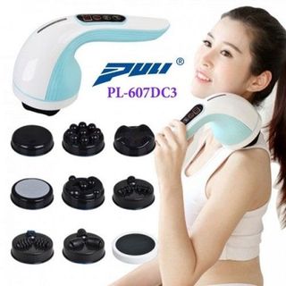 Máy massage cầm tay dùng pin sạc 8 đầu Hàn Quốc Puli PL-607DC3
