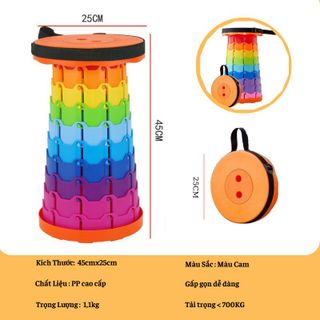 Ghế Xếp Gấp Gọn Di Động [ Câu Cá, Dã Ngoại.. ] Chịu Tải 180kg