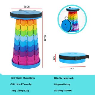 Ghế Xếp Gấp Gọn Di Động [ Câu Cá, Dã Ngoại.. ] Chịu Tải 180kg