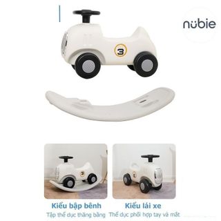Xe Bập Bênh Cho Bé Kiêm Chòi Chân Cho Bé Hình Ô Tô Đẹp Mắt, Có Phát Nhạc, Vô Lăng Tiện Ích