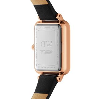 ĐỒNG HỒ NỮ CAO CẤP D.W QUADRO ROMAN NUMERALS DÂY DA MẶT CHỮ NHẬT 2