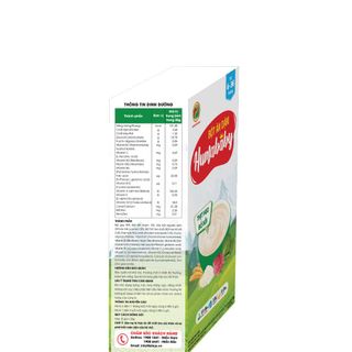 Bột ăn dặm HUMABABY vị Thịt Heo - Bó Xôi (Hộp 10 gói x 25g)