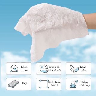 Gói 20 cái khăn nén đi du lịch Minaier, khăn nén hình viên kẹo, khăn mặt nén Dumi Shop