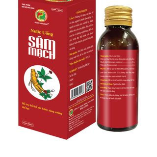 NƯỚC UỐNG SÂM MẠCH - HỘP 01 CHAI 100ML