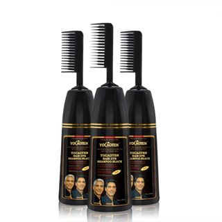 Dầu Gội Yaocaoten (Yicaoten) 200ml Phủ Bạc, Nhuộm Đen Tóc Hair Shampoo Black