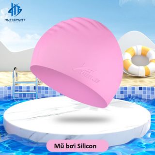 Mũ Bơi Feike Mới, Nón Bơi Nam Nữ Chất Liệu Silicon Cao Cấp