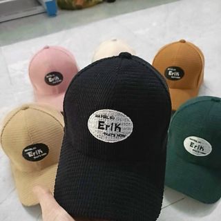 Nón kết đủ mẫu hình bầu dục có chữ erik CQ