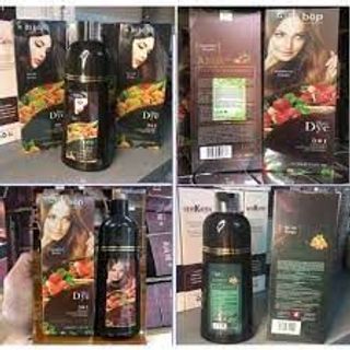 Dầu gội nhuộm phủ bạc Nhật Bản ( nhãn hiệu BIBOP) nâu và đen chai 500ml
