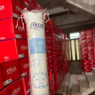 Bông elkos chuẩn Đức, bông tẩy trang 140 miếng/gói