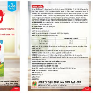 Bột ăn dặm HUMABABY vị Thịt Bò - Bí Đỏ (Hộp 10 gói x 25g)