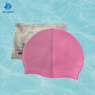 Mũ Bơi Feike Mới, Nón Bơi Nam Nữ Chất Liệu Silicon Cao Cấp