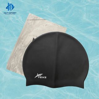 Mũ Bơi Feike Mới, Nón Bơi Nam Nữ Chất Liệu Silicon Cao Cấp