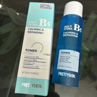 Nước hoa hồng phục hồi B5 Pretty Skin Multi Hydra B5 Calming & Repairing Toner 205ml