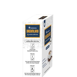 Cà phê thảo mộc DREAMLAND Probiotic - Hộp 15 gói x 12g