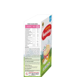 Bột ăn dặm HUMABABY vị Trứng - Bó Đỏ - Bó Xôi (Hộp 10 gói x 25g)