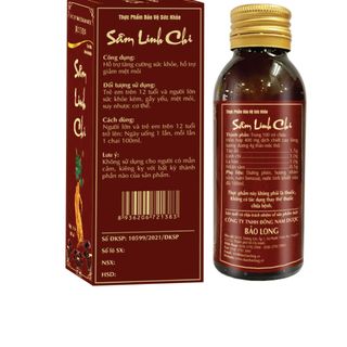 SÂM LINH CHI - HỘP 01 CHAI 100ML