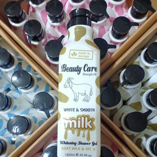 SỮA TẮM DÊ THÁI BEAUTY CARE 1200ML, TRẮNG THƠM NỨC MŨI VỚI TINH CHẤT SỮA DÊ BÒ VÀ VITAMIN E, HÀNG CHÍNH HÃNG