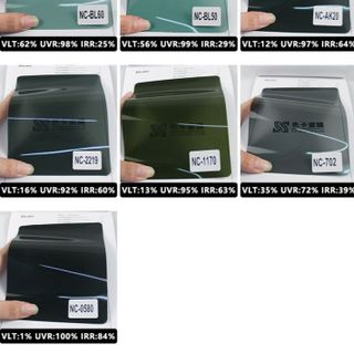 Phim cách nhiệt cửa sổ, oto