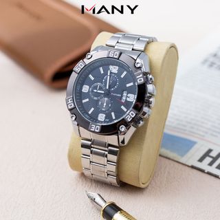 Đồng Hồ Nam Cafuer 292 Mặt Trăng Huyền Ảo, chống Nước MANY