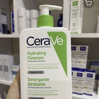 Sữa Rửa Mặt CeraVe Hydrating Cleanser 473ml(Cho da thường ,da khô ,da nhạy cảm)