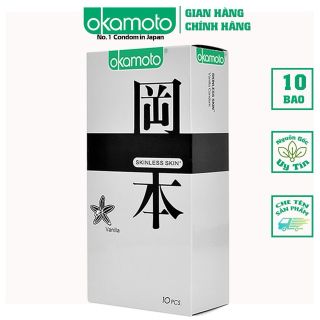Bao cao su Okamoto Vanilla hương Vani, siêu mỏng