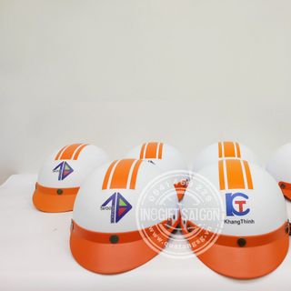 Xưởng sản xuất Nón bảo hiểm in logo